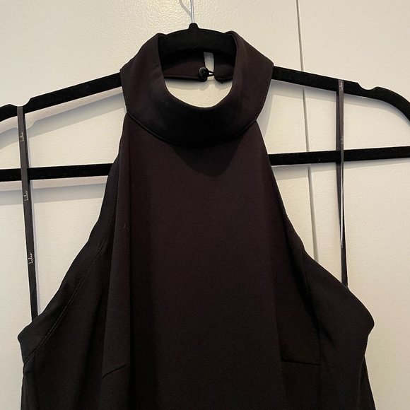 High Neck Black Formal Dress - Picture 1 of 2